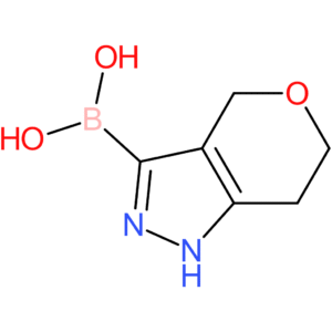 (1h,4h,6h,7h-pyrano[4,3-c]pyrazol-3-yl)boronic acid