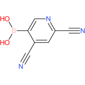 (4,6-dicyanopyridin-3-yl)boronic acid