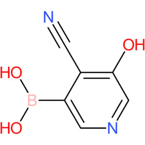 (4-cyano-5-hydroxypyridin-3-yl)boronic acid