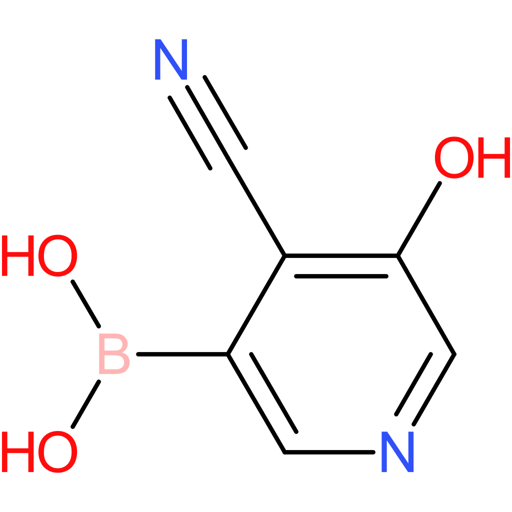 (4-cyano-5-hydroxypyridin-3-yl)boronic acid
