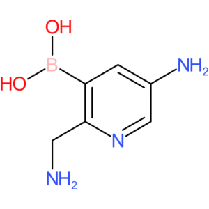 [5-amino-2-(aminomethyl)pyridin-3-yl]boronic acid