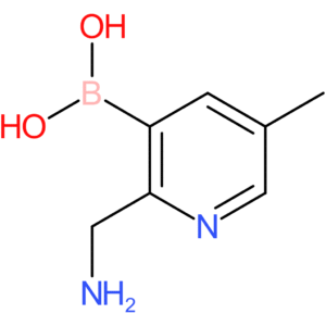 [2-(aminomethyl)-5-methylpyridin-3-yl]boronic acid