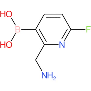 [2-(aminomethyl)-6-fluoropyridin-3-yl]boronic acid