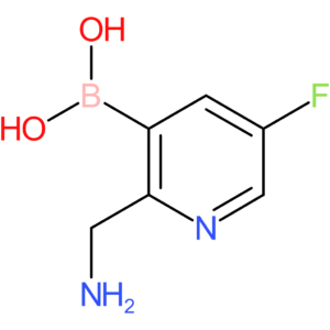 [2-(aminomethyl)-5-fluoropyridin-3-yl]boronic acid