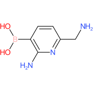 [2-amino-6-(aminomethyl)pyridin-3-yl]boronic acid