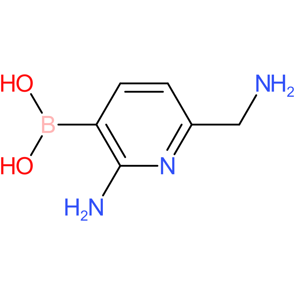 [2-amino-6-(aminomethyl)pyridin-3-yl]boronic acid