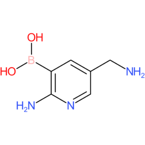 [2-amino-5-(aminomethyl)pyridin-3-yl]boronic acid