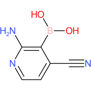 (2-amino-4-cyanopyridin-3-yl)boronic acid