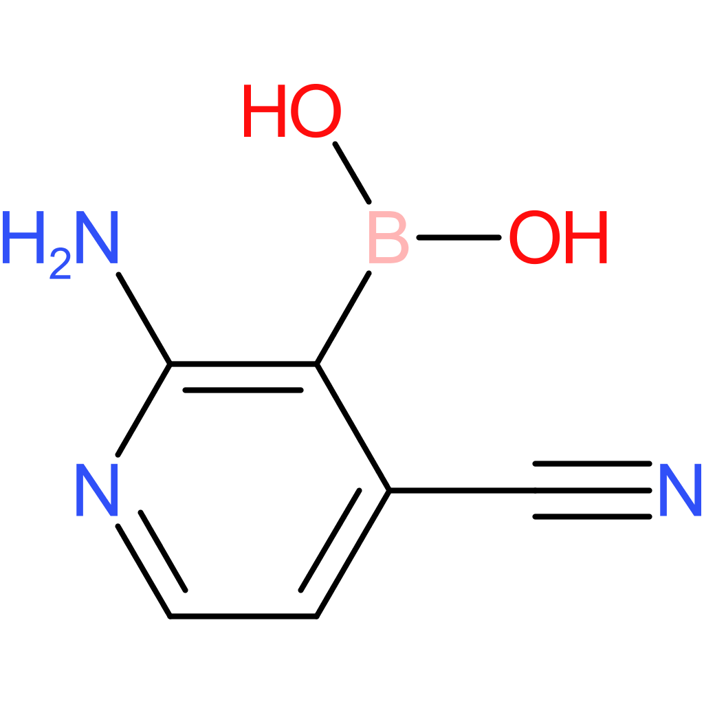 (2-amino-4-cyanopyridin-3-yl)boronic acid