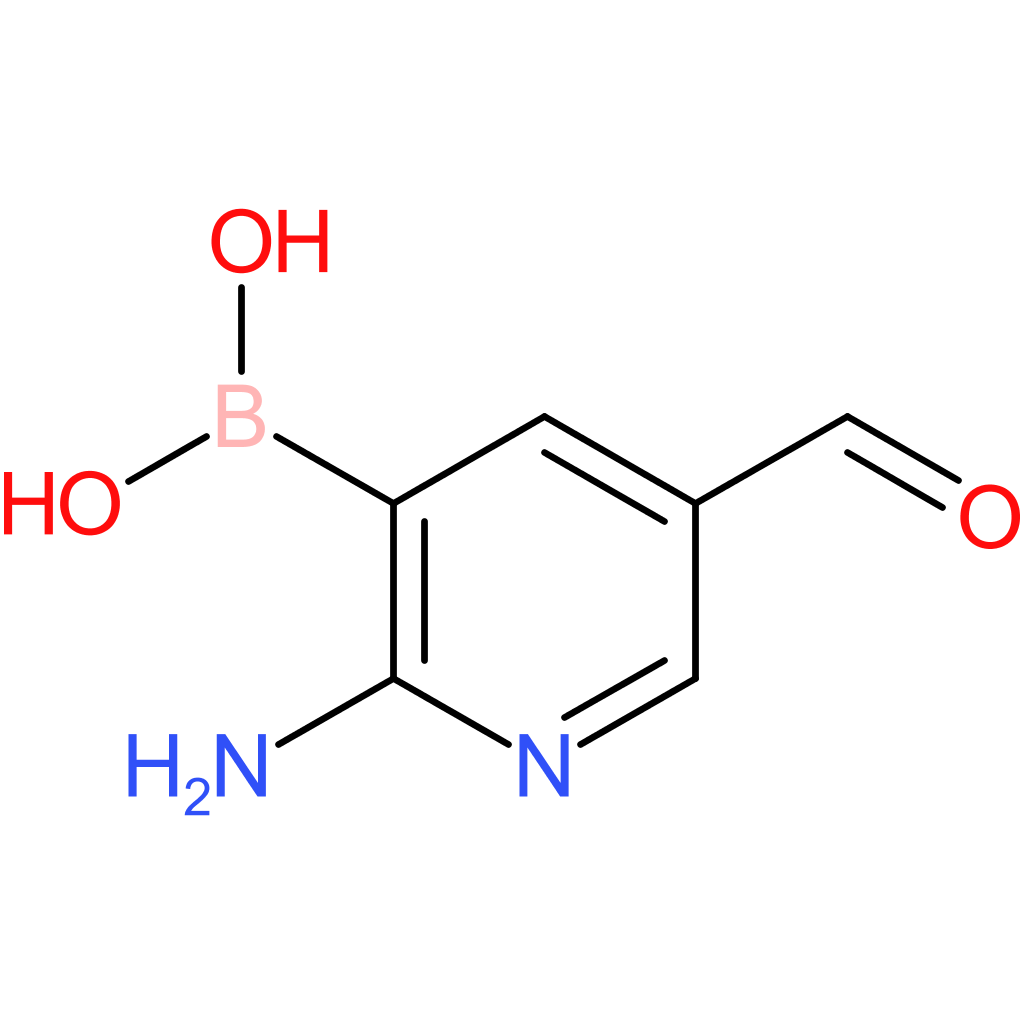 (2-amino-5-formylpyridin-3-yl)boronic acid