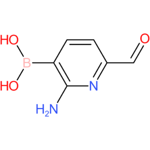 (2-amino-6-formylpyridin-3-yl)boronic acid