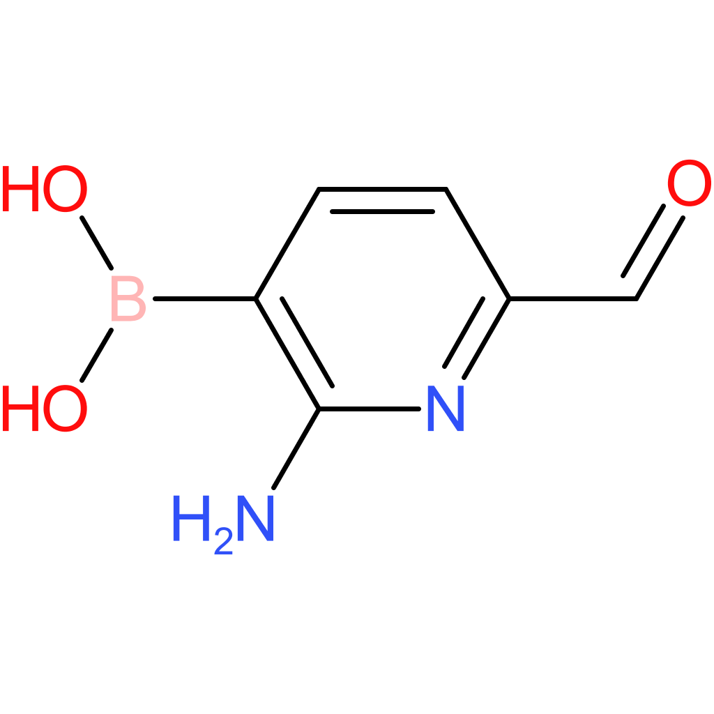 (2-amino-6-formylpyridin-3-yl)boronic acid