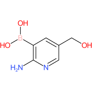 [2-amino-5-(hydroxymethyl)pyridin-3-yl]boronic acid