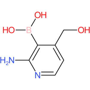 [2-amino-4-(hydroxymethyl)pyridin-3-yl]boronic acid
