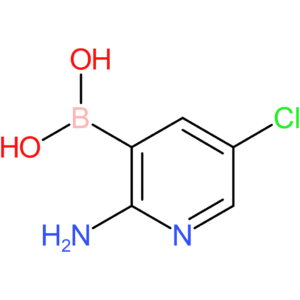 (2-amino-5-chloropyridin-3-yl)boronic acid