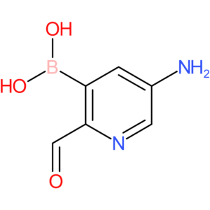 (5-amino-2-formylpyridin-3-yl)boronic acid