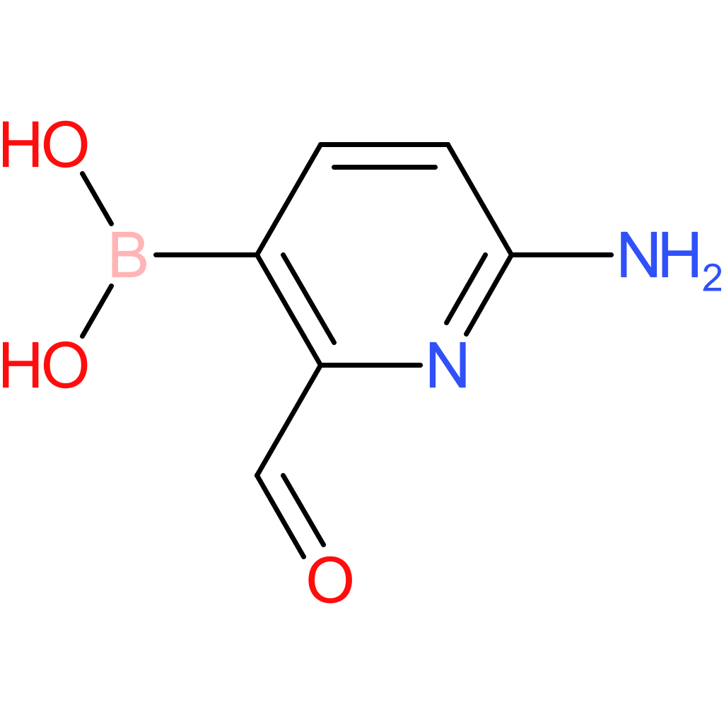 (6-amino-2-formylpyridin-3-yl)boronic acid