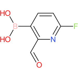(6-fluoro-2-formylpyridin-3-yl)boronic acid