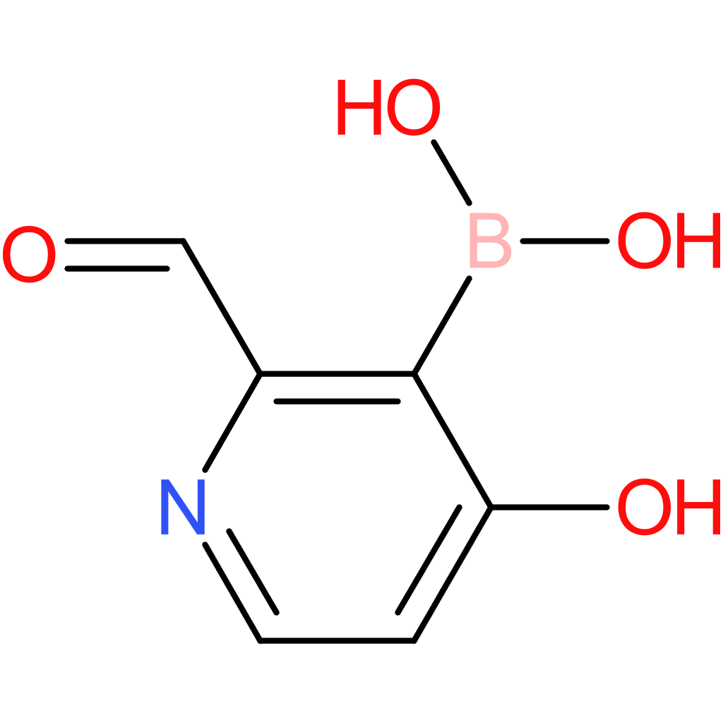 (2-formyl-4-hydroxypyridin-3-yl)boronic acid