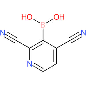(2,4-dicyanopyridin-3-yl)boronic acid