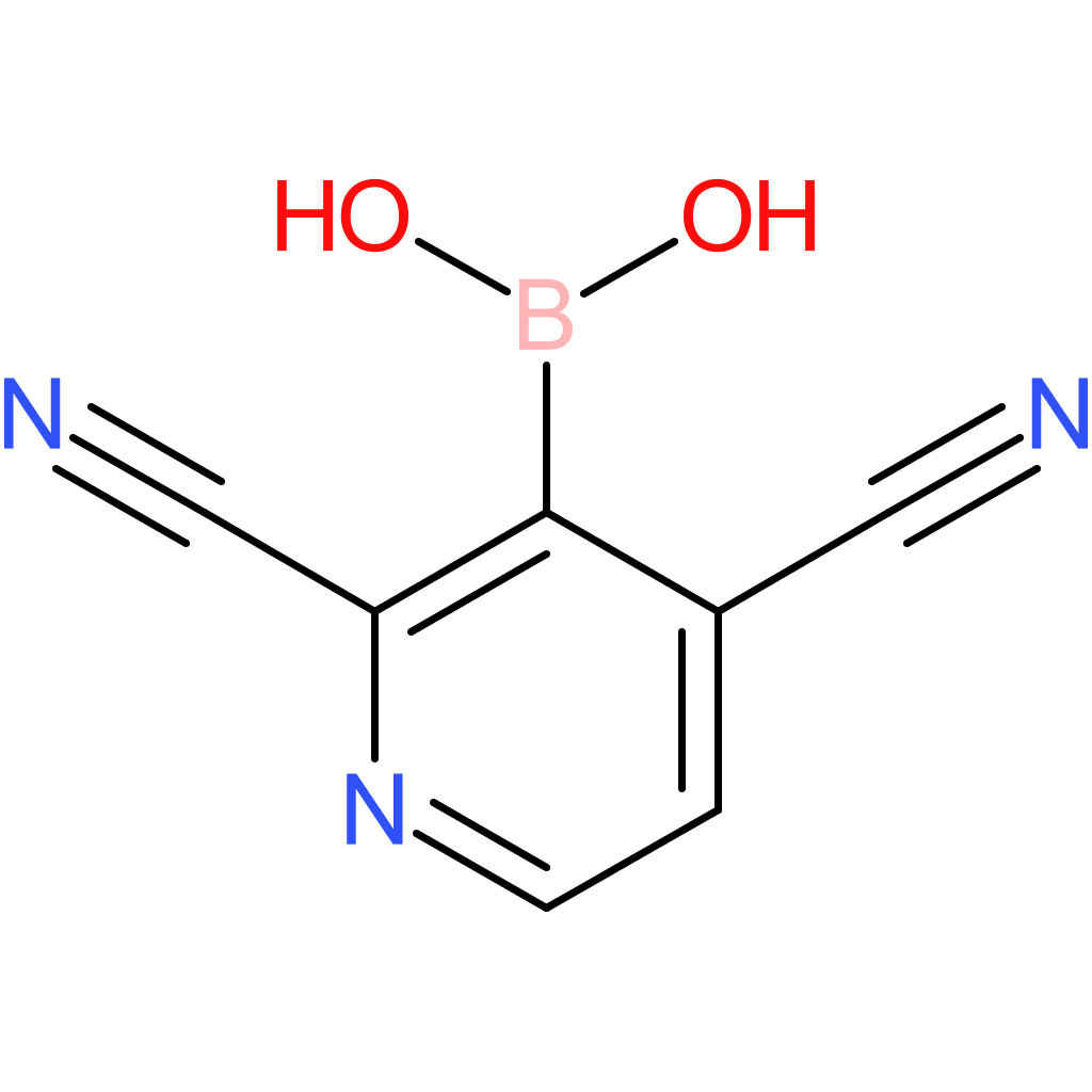 (2,4-dicyanopyridin-3-yl)boronic acid