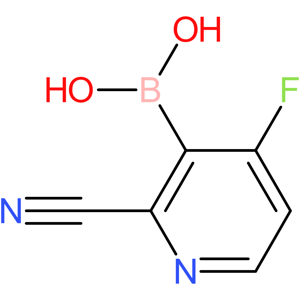 (2-cyano-4-fluoropyridin-3-yl)boronic acid