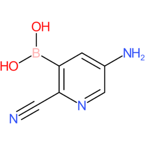 (5-amino-2-cyanopyridin-3-yl)boronic acid