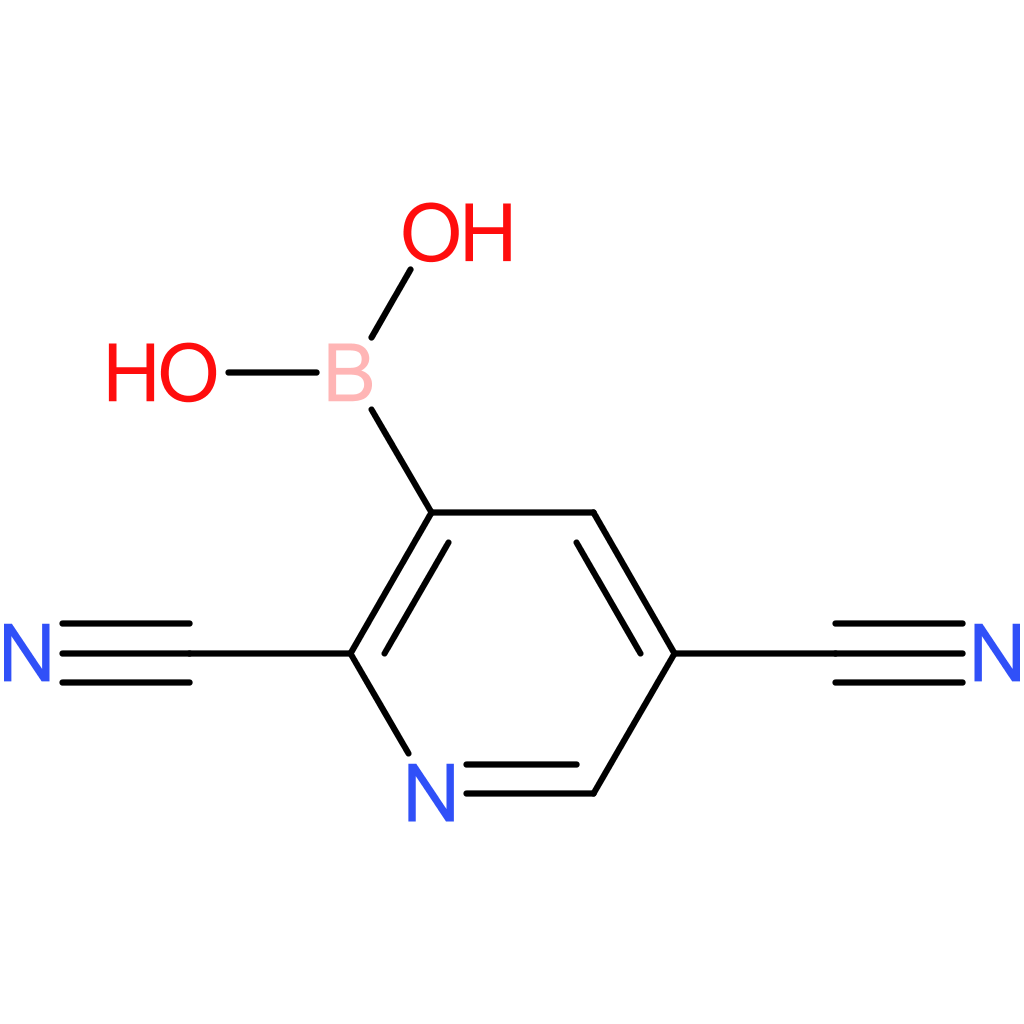 (2,5-dicyanopyridin-3-yl)boronic acid