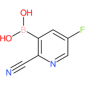 (2-cyano-5-fluoropyridin-3-yl)boronic acid
