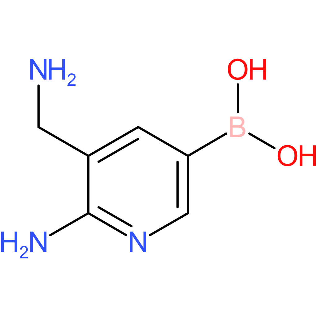 [6-amino-5-(aminomethyl)pyridin-3-yl]boronic acid