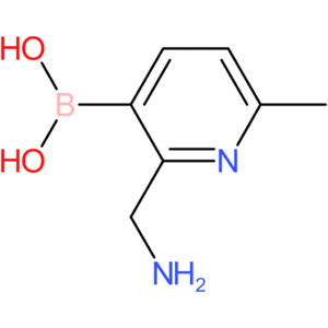 [2-(aminomethyl)-6-methylpyridin-3-yl]boronic acid