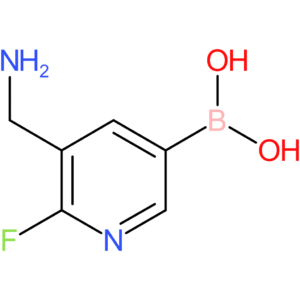 [5-(aminomethyl)-6-fluoropyridin-3-yl]boronic acid