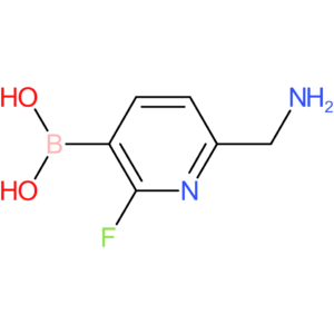 [6-(aminomethyl)-2-fluoropyridin-3-yl]boronic acid
