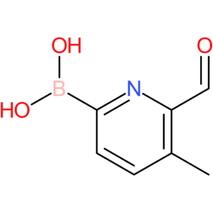 (6-formyl-5-methylpyridin-2-yl)boronic acid