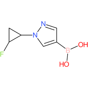 (1-(2-fluorocyclopropyl)-1h-pyrazol-4-yl)boronic acid