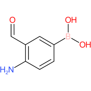 (4-amino-3-formylphenyl)boronic acid