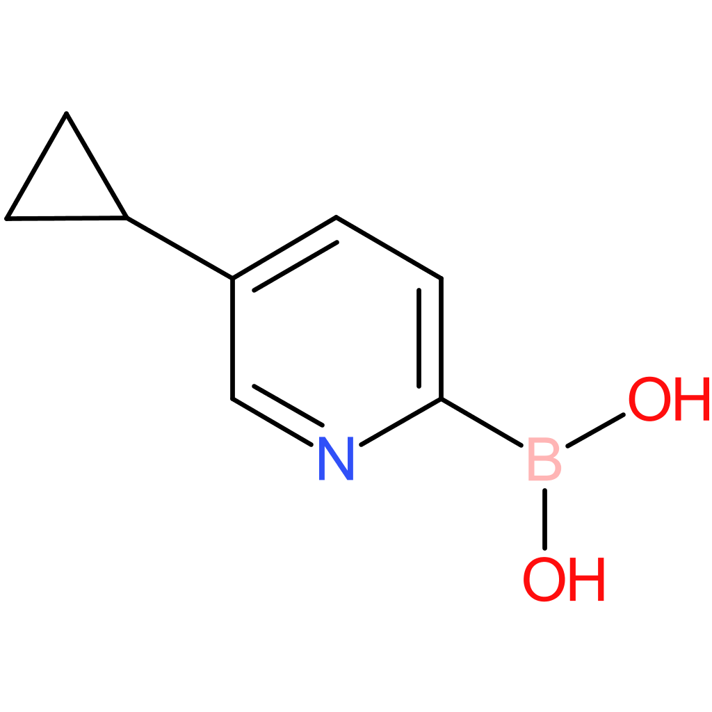 (5-cyclopropylpyridin-2-yl)boronic acid