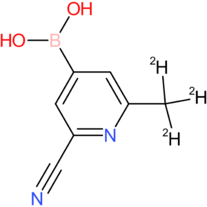 2-(methyl-d3)-6-cyanopyridine-4-boronic acid