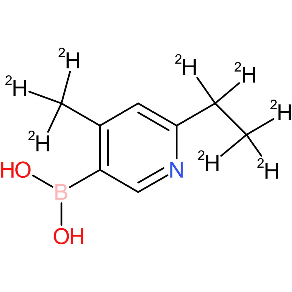 (4-methyl-6-ethyl-d8)-pyridine-3-boronic acid
