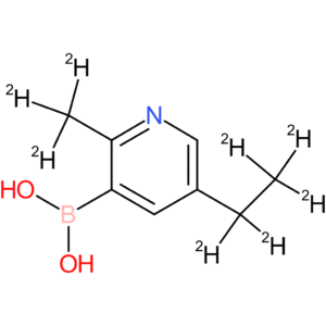 (2-methyl-5-ethyl-d8)-pyridine-3-boronic acid