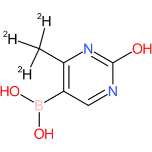 2-hydroxy-4-(methyl-d3)-pyrimidine-5-boronic acid