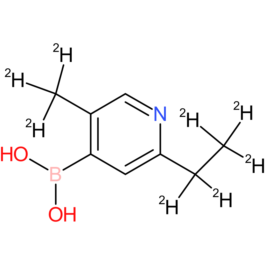 (2-ethyl-5-methyl-d8)-pyridine-4-boronic acid