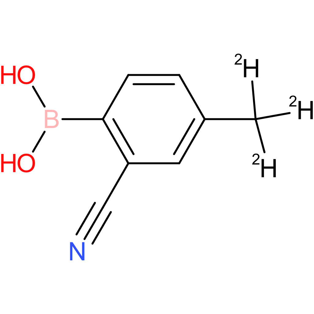 2-cyano-4-(methyl-d3)-phenylboronic acid