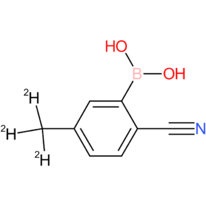 2-cyano-5-(methyl-d3)-phenylboronic acid