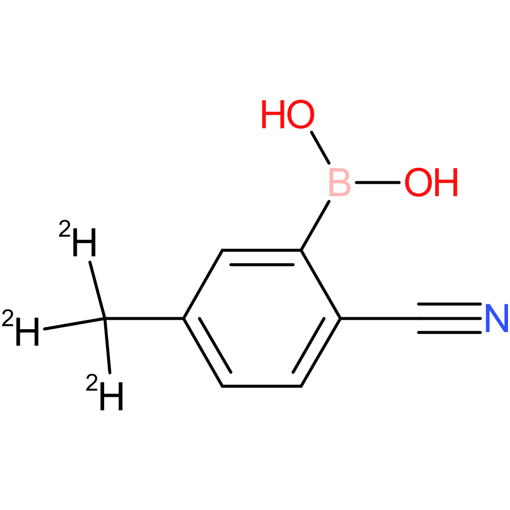 2-cyano-5-(methyl-d3)-phenylboronic acid