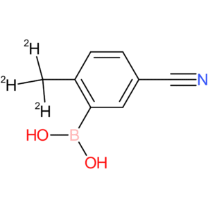 3-cyano-6-(methyl-d3)-phenylboronic acid