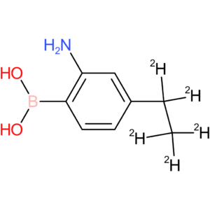 2-amino-4-(ethyl-d5)-phenylboronic acid