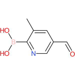 (5-formyl-3-methylpyridin-2-yl)boronic acid