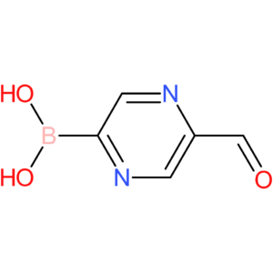 (5-formylpyrazin-2-yl)boronic acid