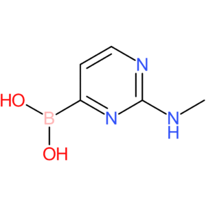 [2-(methylamino)pyrimidin-4-yl]boronic acid